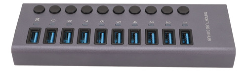 Estação De Ancoragem Usb3.0, Divisor De Hub De 10 Portas Ind