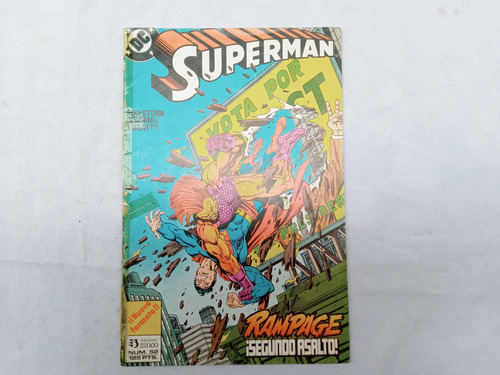 Historieta Comic Antiguo * Superman * No 52 Zinco Deca 90 (Usado)