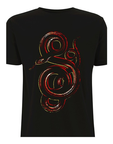 Playera Camiseta Snake Serpiente Roja Oscura Tallas Unisex