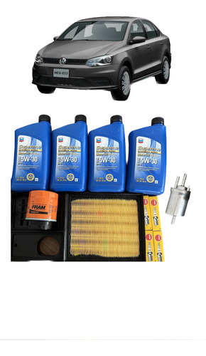 Kit Afinacion Volkswagen Vento/polo C/aceite Sintetico