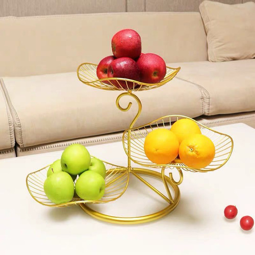 Cesta De Frutas De Varias Capas, Estilo Nórdico, 3 Niveles,
