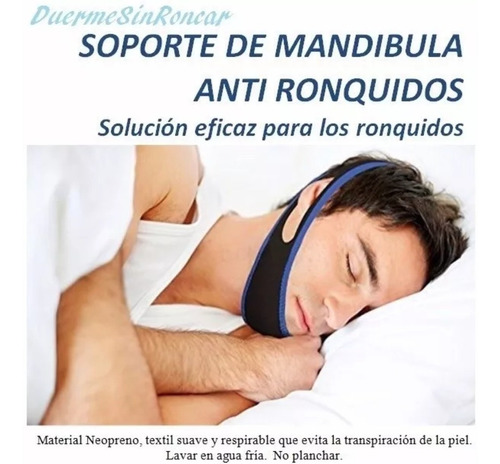 Imagen 6 de 10 de Banda Anti Ronquido Dejar De Roncar Correa Anti Ronquidos