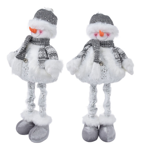 Muñeco De Nieve, Muñecos Retráctiles, Adornos Navideños