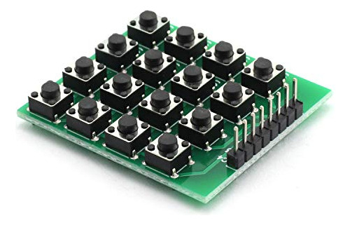 Módulo De Teclado Tegg Matrix De 8 Pines, 4 X 4 X 16 Teclas,