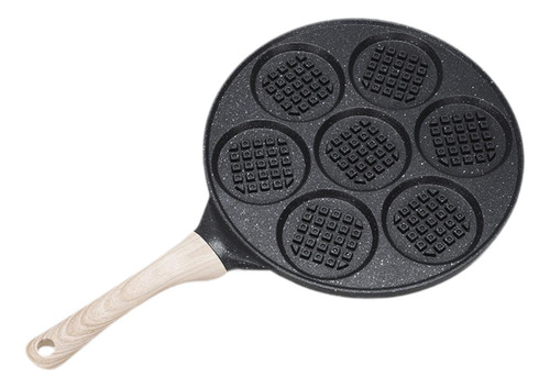 Waffle Frigideira Pastelaria Assadeira 7 Moldes