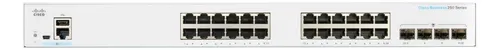 Cisco Business Cbs250-24pp-4g Switch Inteligente De 24 Puert