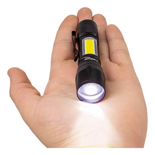 Mini Lanterna Led Tática 3 Modos Recarregável Camping