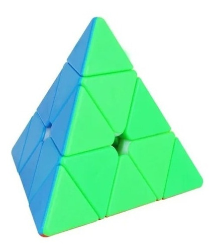 Cubo Mágico Profissional 3x3 Triângulo Pirâmide Jiehui Toy 