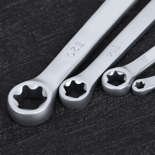 Conjunto De 4 Peças, Chave Hexagonal E8 E24, Extremidade