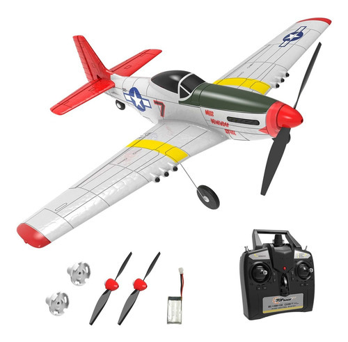 Top Race Rc Plane 4 Channel Remote Control Airplane Ready