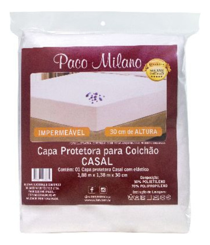 Capa Protetora Para Colchão Solteiro Impermeável Sultan