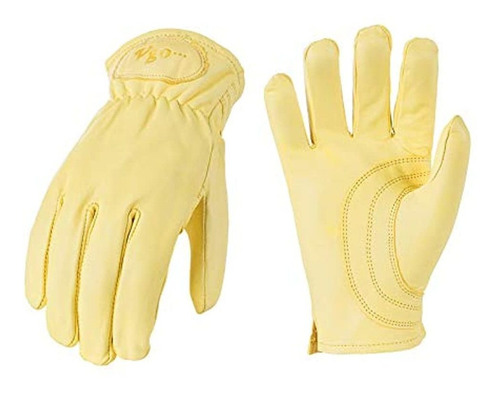 Guantes De Trabajo Y Conductor, 2 Pares, Sin Forro, Talla L,
