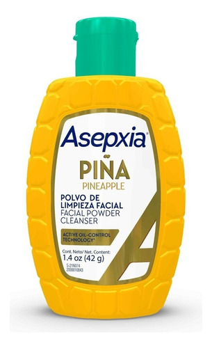 Polvo De Limpieza Facial Asepxia Piña Active Oil - 42gr Momento de aplicación Día/Noche Tipo de piel Todo tipo de piel