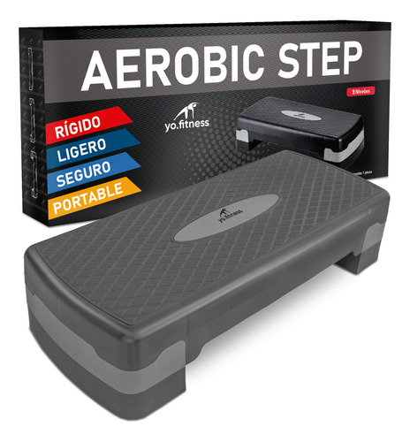 Aerobic Step Con 2 Alturas   Escalón Aerobics Fitness