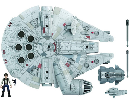 Imagen 4 de 5 de Juguete Star Wars Mission Fleet Millennium Falcon