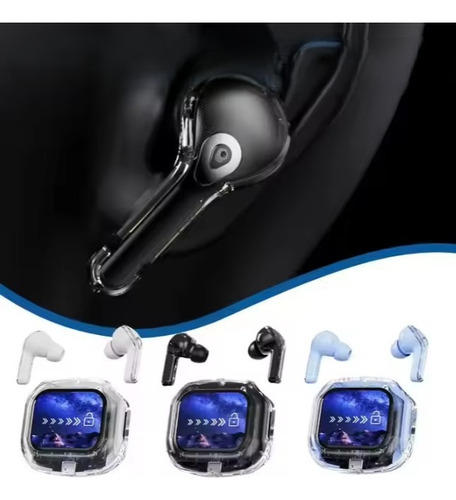 Auriculares Air Max Ultra Pro Cristal - Sonido Premium Blanco