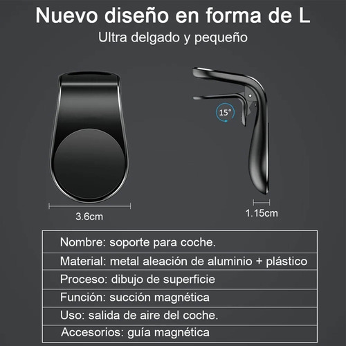 Soporte Universal Para Rejilla De Ventilación De Coche