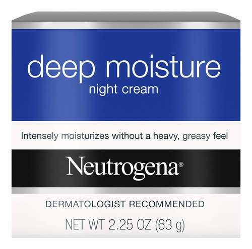 Crema De Noche Neutrogena Deep Moisture Con Glicerina Y Vita