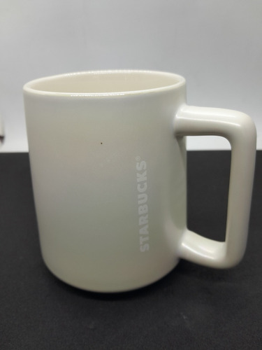 Taza Coleccionable Starbucks Blanca Tornasolada