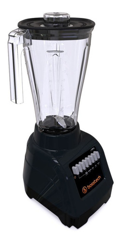 Licuadora 750w Plástico 2l Botonera 10vel Bosstech B1 Negra Color Negro