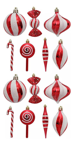 Mc 28 Adornos Navideños Con Forma Caramelo For Decoración D