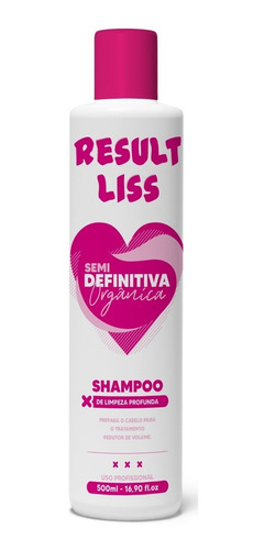 Shampoo Antirresíduos - Result Liss Detox Dos Fios 500ml
