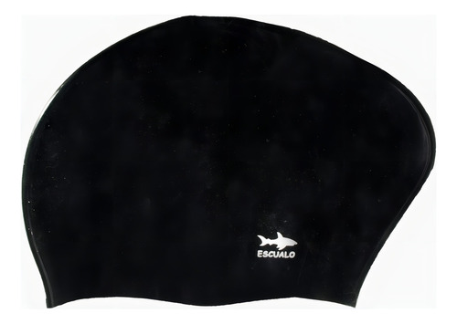 Gorra Natación Modelo Lady Cap Negro - Escualo Cabello Largo Diseño de la tela Liso Talla unitalla