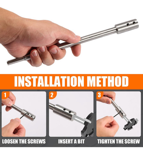 Extensión De Broca R6forstner Para Vástago Redondo De 3/8 Pu