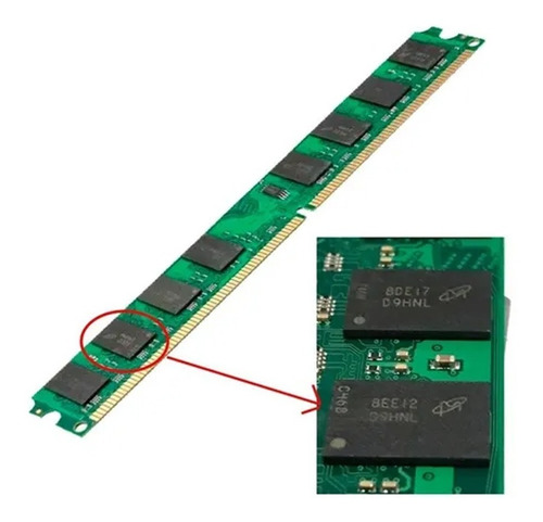 Imagen 2 de 5 de Memoria Ddr2 2gb 800mhz