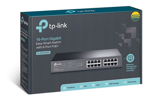 Imagen 4 de 6 de Switch Tp-link Tl-sg1016pe 16 Puertos Gigabit Con 8 Poe+