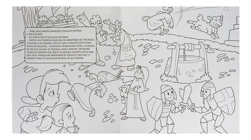 Contos Bíblicos Para Colorir: A Arca De Noé