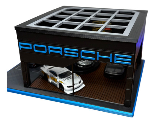 Mini Garagem 3d - Exposicão Preto