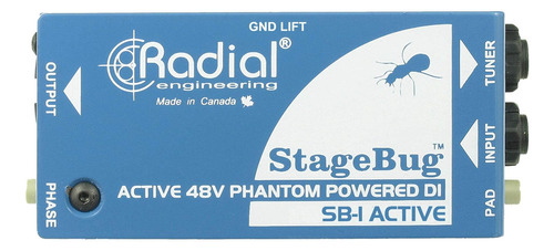 Radial Stagebug Sb-1 Caja Acústica Directa Acústica