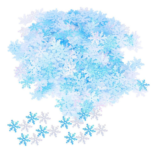 1 Paquete De Confeti De Copos De Nieve Para Decoración Navid