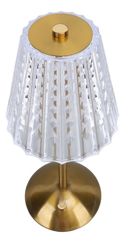 Mesita De Noche Crystal Table, Regulable, Recargable Por Usb