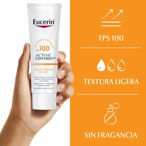 Eucerin Sol Facial Actinic Control Fps100 80ml