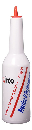 Winco Pfbt-11w - Botella De Práctica, Color Blanco Con Tinte