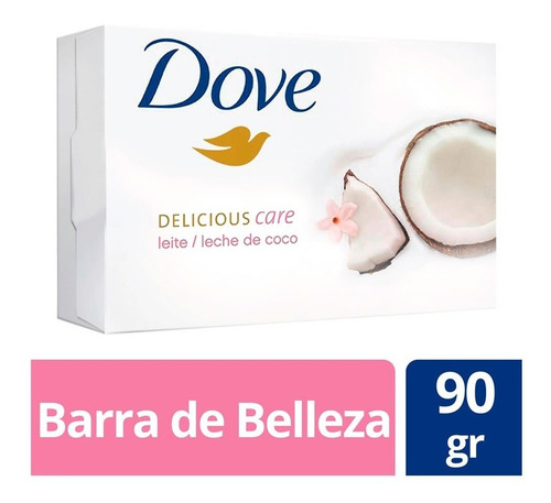 Jabon Dove Leche De Coco Y Jazmin 90gr