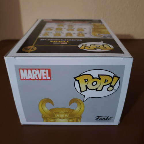 Funko Pop! Marvel Stud10s Loki Gold Chrome #376 Original (Usado)