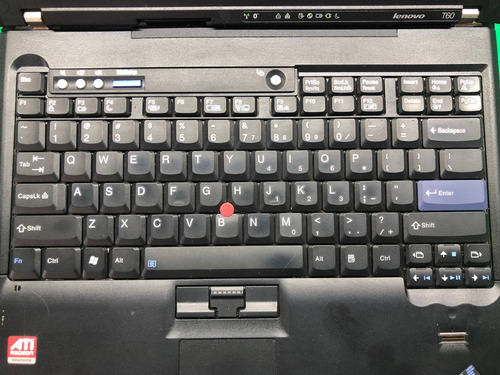 Laptop Lenovo Ibm T60 Intel Core Duo 2gb Ram 80gb Hd Negro (Usado)