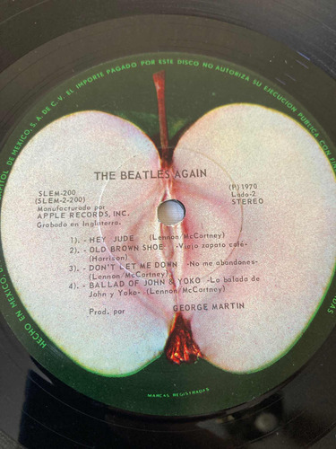 The Beatles / Hey Jude Lp Vinilo 1970 Mx Original Impecable (Usado)