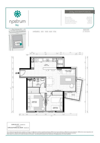 Imagen 25 de 29 de Apartamento Centro Venta 2 Dormitorios La Paz Y Julio Herrera Y Obes Ed. Nostrum Bay Con Terraza