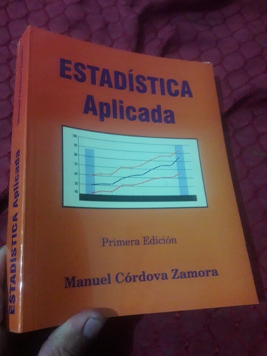 Libro De Estadística Aplicada Manuel Córdova Zamora