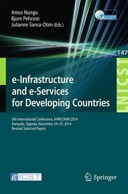 Libro E-infrastructure And E-services For Developing Coun...