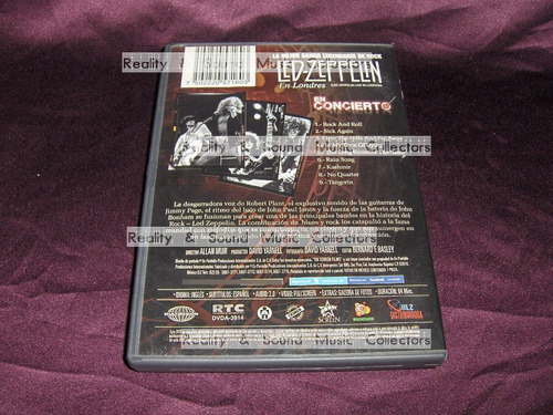 Led Zeppelin Dvd En Concierto En Londres De Coleccion (Usado)