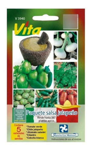 Paquete De Semillas Salsa Jalapeño Vita