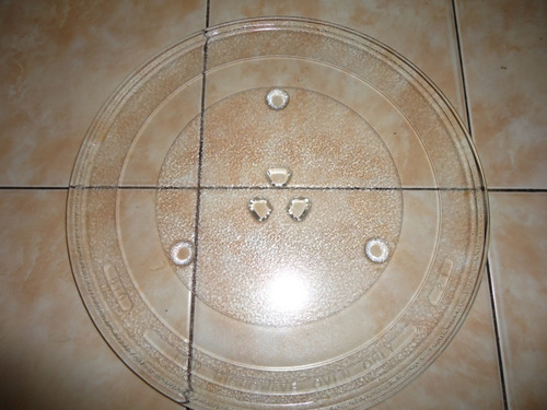 Cubiertos Pica Torta, Base Interna Plato Vidrio Microhondas (Usado)