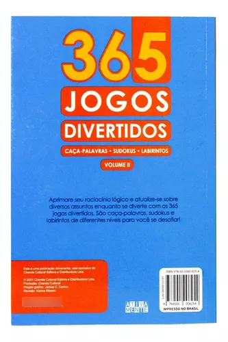 Livro 365 Jogos Divertidos Volume II Ciranda Cultural