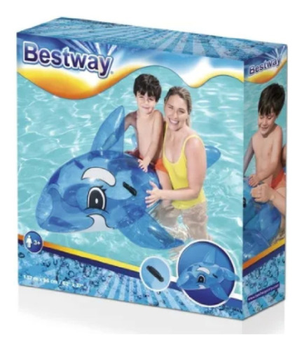 Ballena Gde Azul Inflable Int 41037 Bestway Sudam