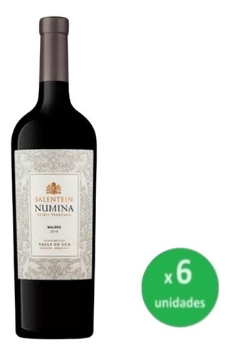 Caja Vino Salentein Numia Malbec 750cc X 6unid - Dh Tienda